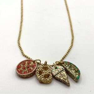 J. Crew Crew Cuts snack dessert pendant necklace
